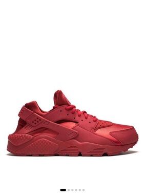 Women's Red Air Huarache Running Shoes